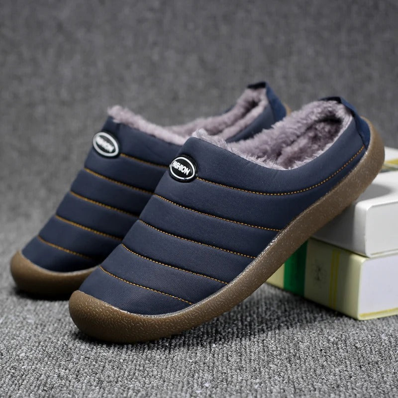Herren Hausschuhe Komfortabel mit warmer Fütterung und flexiblem Design 4