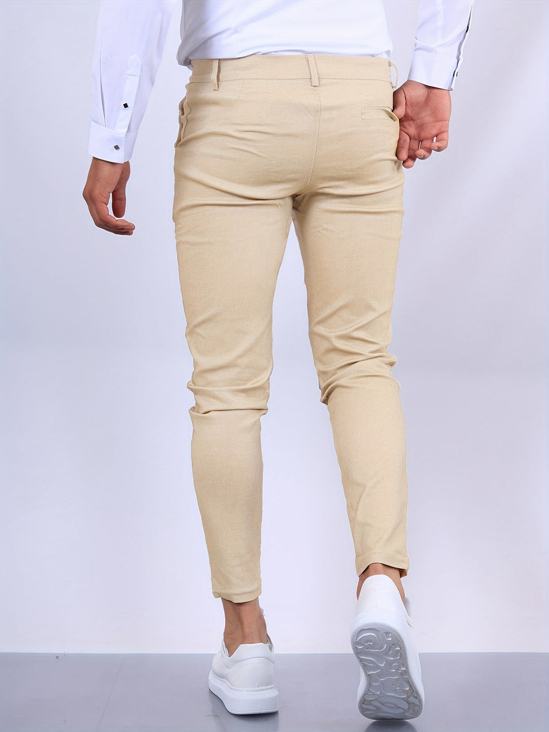 Herren Hosen Slim Fit Modernes Design Vielseitig Kombinierbar 2