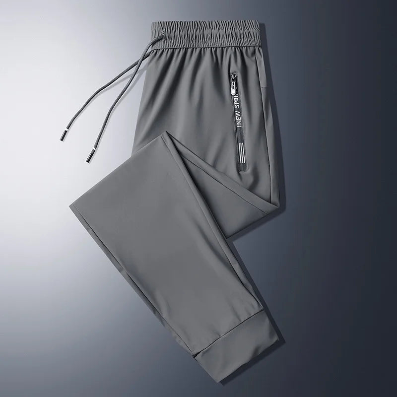 Herren Jogginghose Lässig Mit Reißverschlusstaschen Für Sport Und Freizeit 5