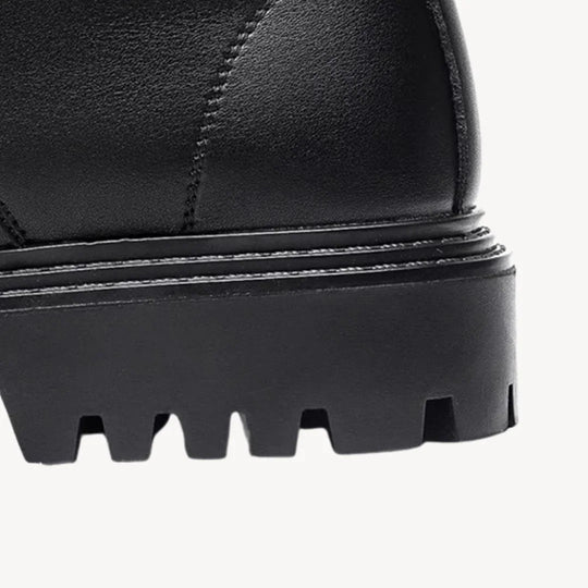 Herren Kampfstiefel mit Klobiger Sohle für Outdoor und Freizeit 5