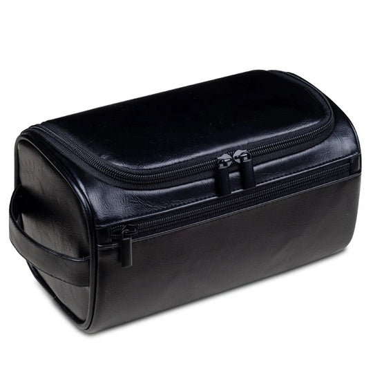 Herren Kulturbeutel aus Leder – Wasserdichtes Reise-Dopp-Set 5