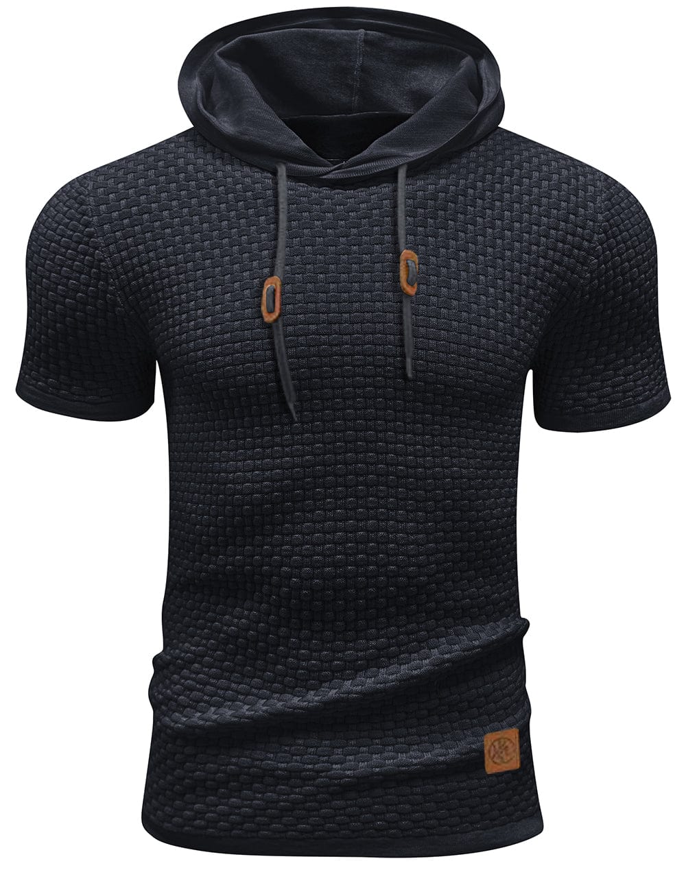 Herren Kurzarm Hoodie Modernes Design Leichtes Material 0