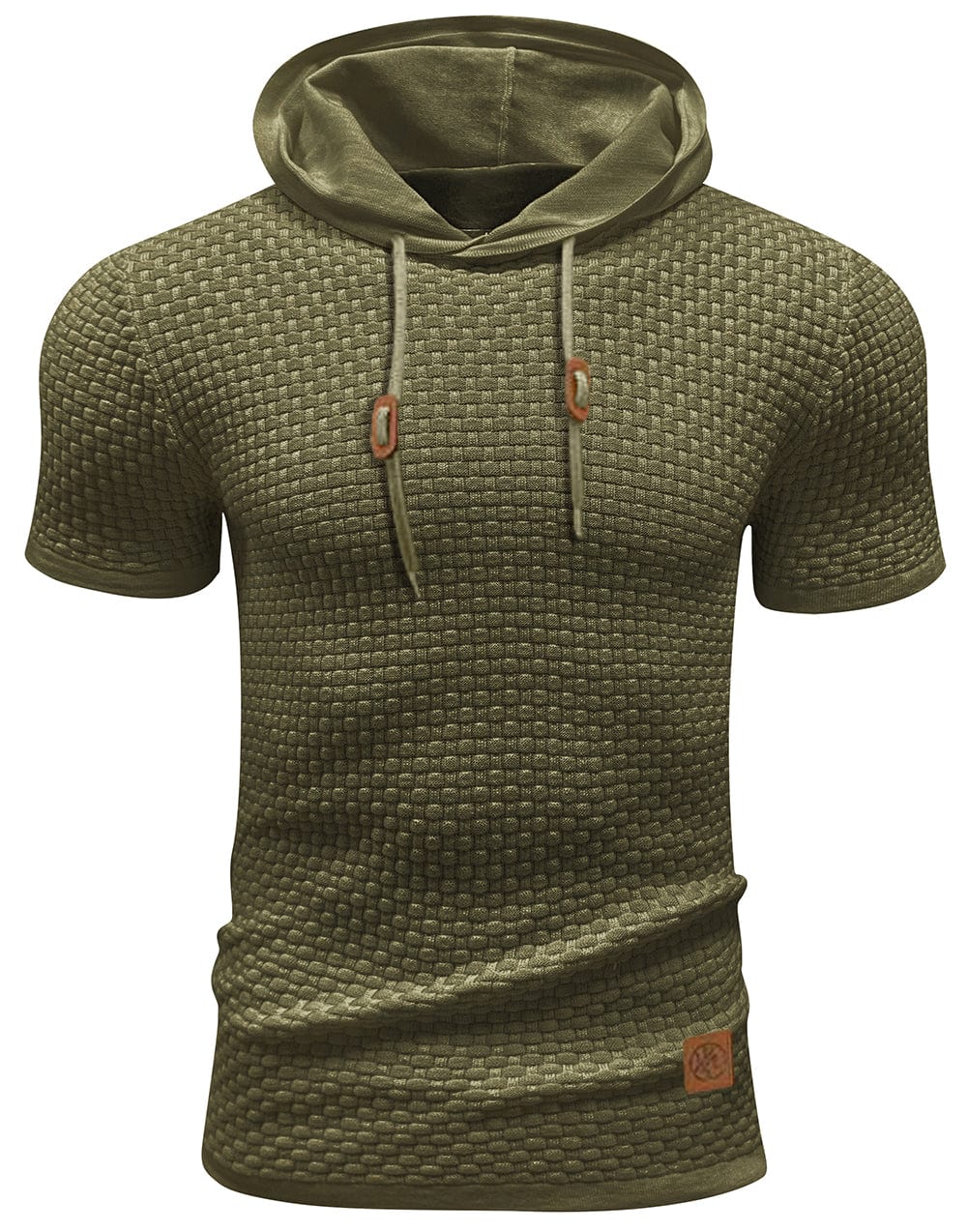 Herren Kurzarm Hoodie Modernes Design Leichtes Material 1