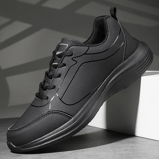 Herren Laufschuhe Atmungsaktiv Winter Sneakers mit Rutschfester Sohle und Weichem Innenfutter 0