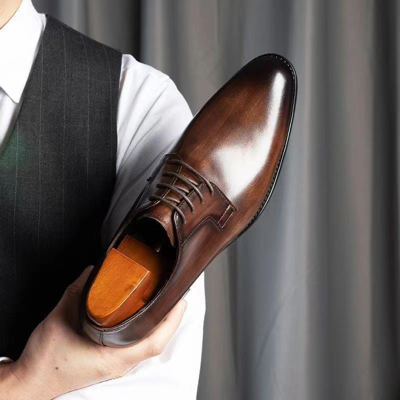 Herren Leder Schuhe Elegante Dress Schuhe 1