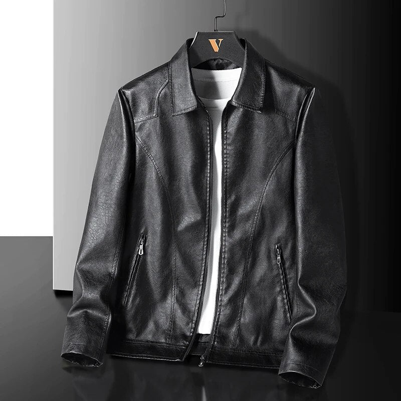 Herren Lederjacke Enforcer Premium 0