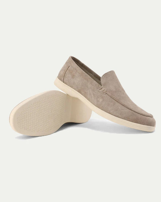 Herren Loafers Bequeme Slip-On Wildleder Schuhe 1