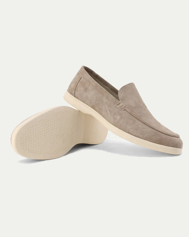 Herren Loafers Bequeme Slip-On Wildleder Schuhe 1