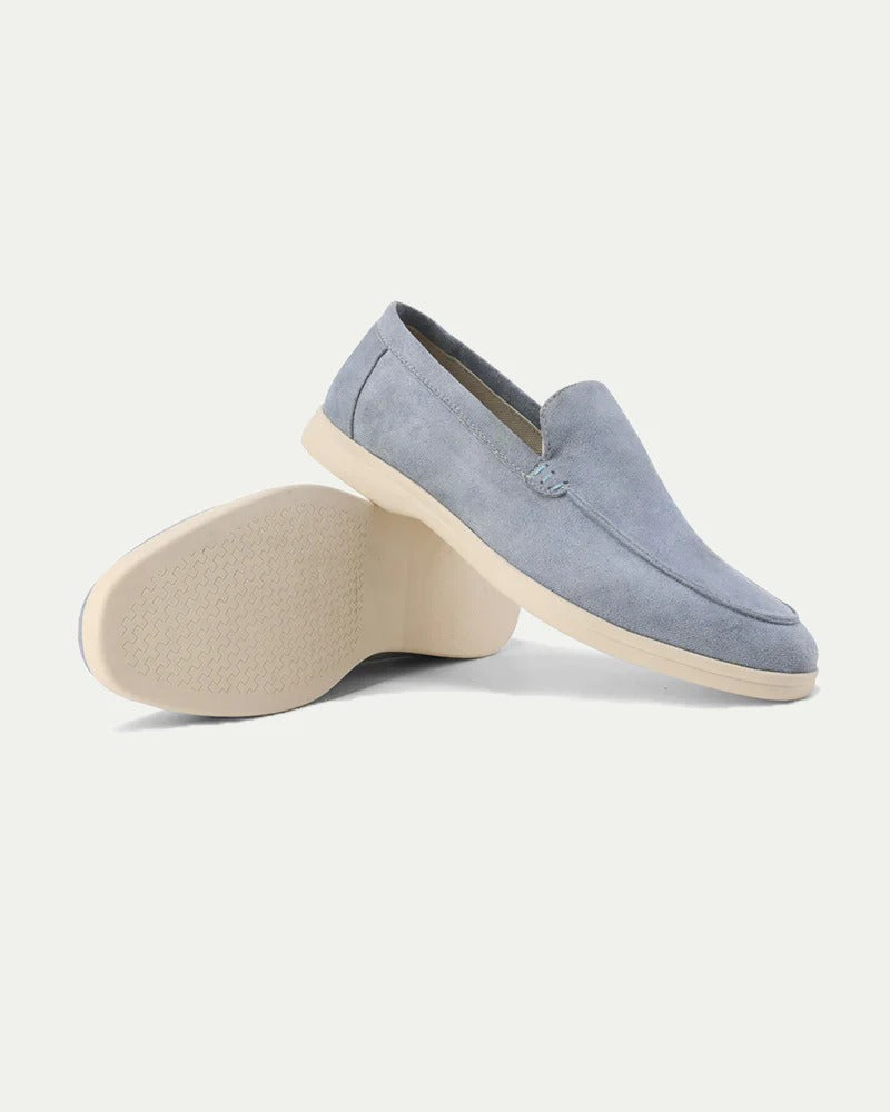 Herren Loafers Bequeme Slip-On Wildleder Schuhe 6