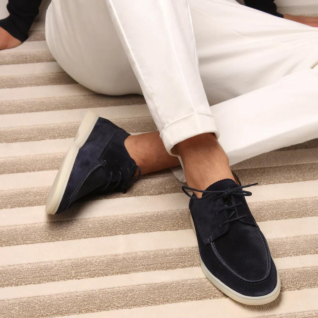 Herren Loafers Wildleder Casual Schuhe mit Robuster Konstruktion 1