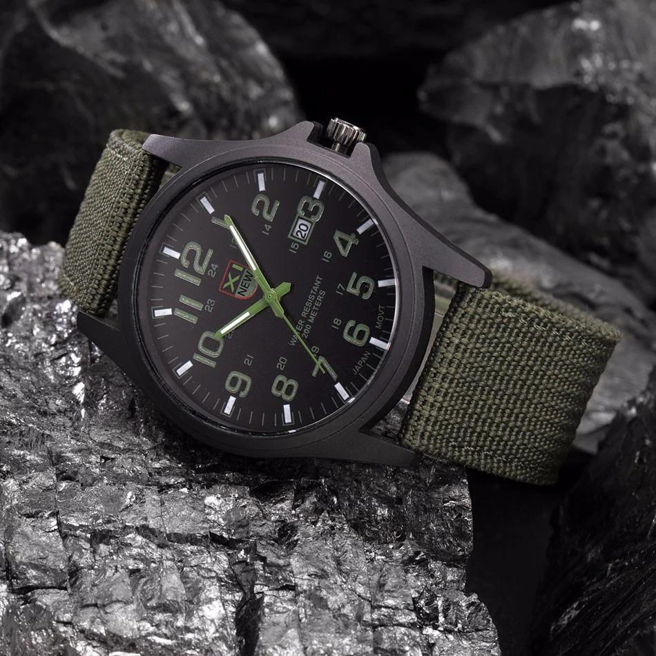 Herren Militär-Armbanduhr Multifunktional 6