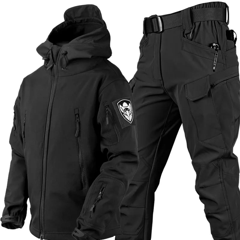 Herren Outdoor Jacke und Hose wind- und wasserdicht 0