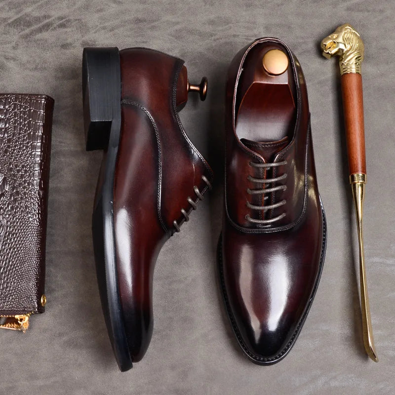 Herren Oxford Schuhe Klassisch 4