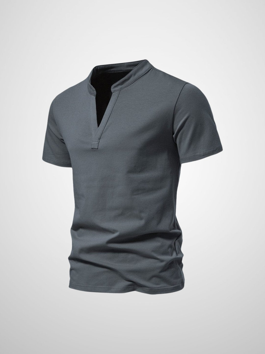 Herren Polo Shirt V-Hals Modernes Design Weiche Stoffe 2