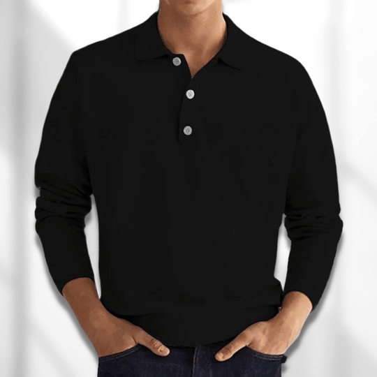 Herren Polohemd Klassisch Baumwolle Komfortabel Regular Fit 1