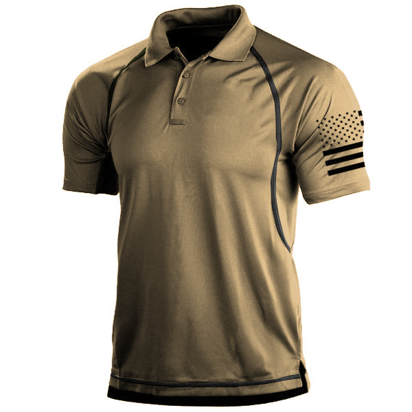 Herren Polohemd Taillierte Passform Sportlich 0