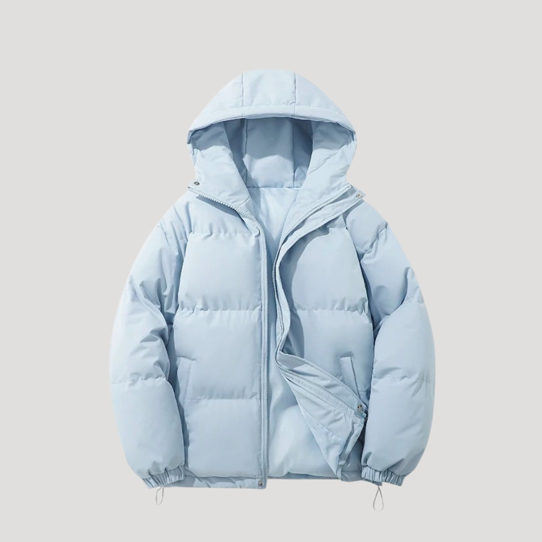 Herren Pufferjacke mit Kapuze für den Winter 5