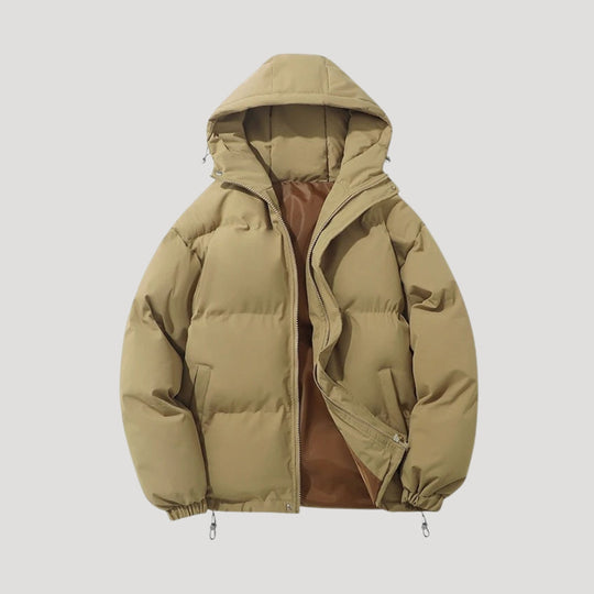 Herren Pufferjacke mit Kapuze für den Winter 6