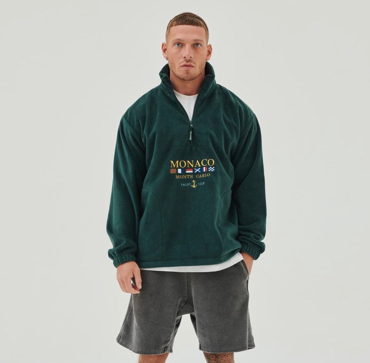 Herren Pullover mit Halbreißverschluss im Old Money Stil 8