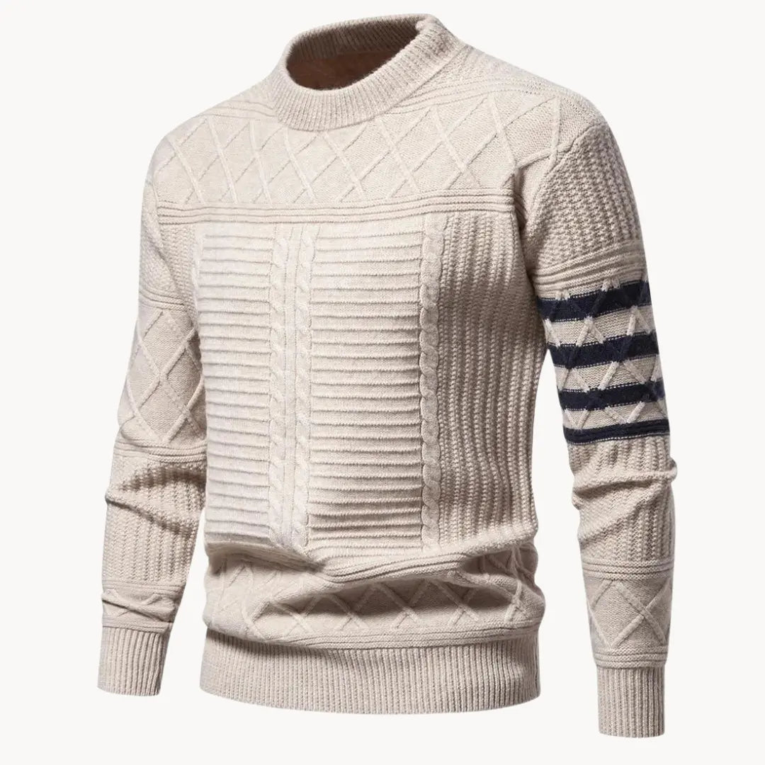 Herren Pullover mit Rundhalsausschnitt und minimalistischer Silhouette 9