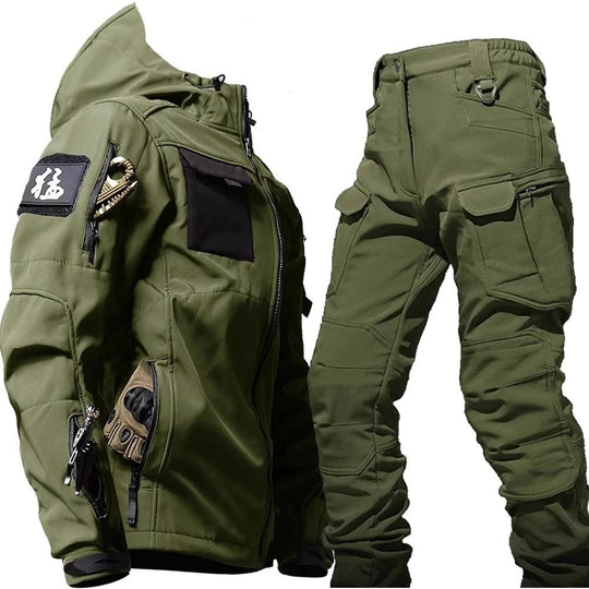Herren Regenjacke Wasserdicht Atmungsaktiv mit Kapuze für Outdoor-Aktivitäten 2
