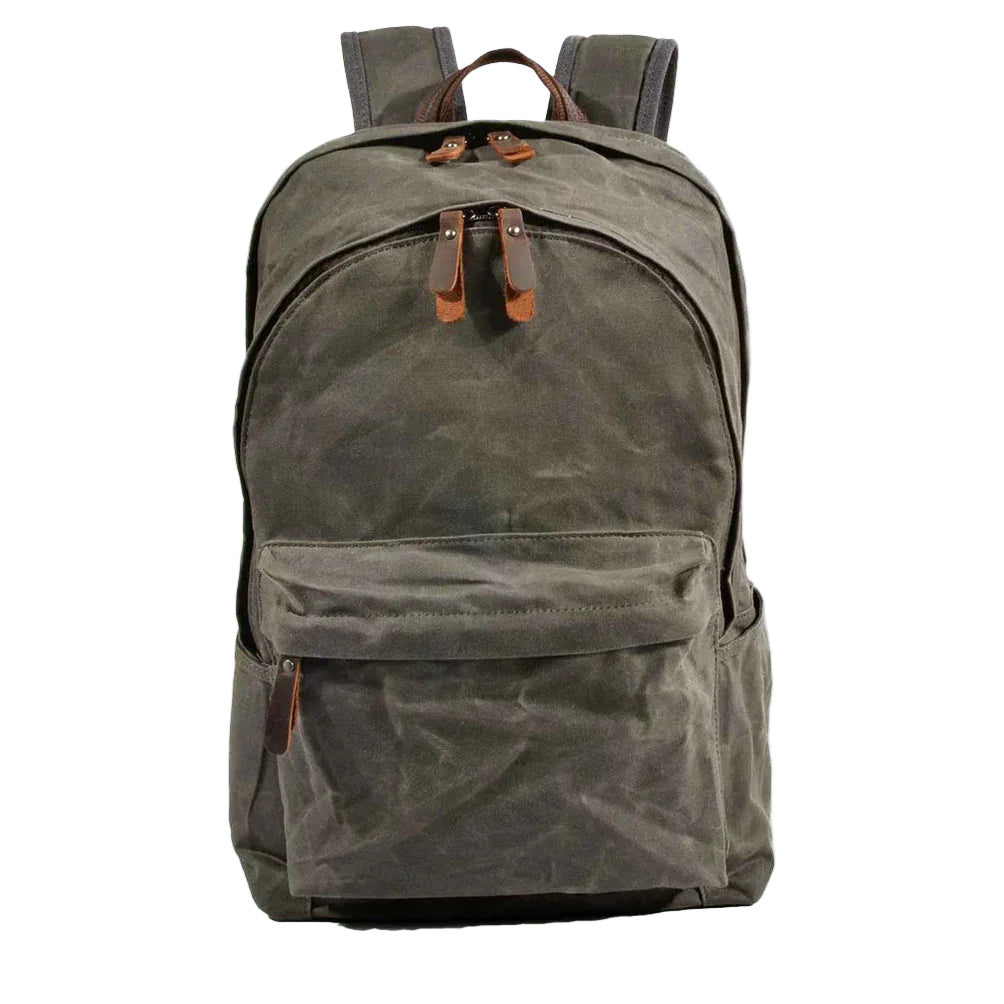 Herren Rucksack Vintage Stil Mit Laptopfach für Alltag und Reisen 0