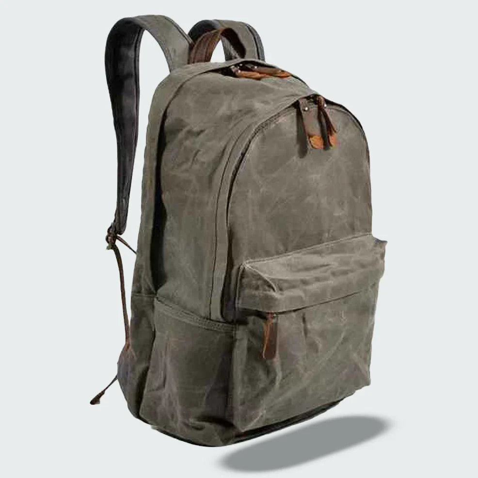 Herren Rucksack Vintage Stil Mit Laptopfach für Alltag und Reisen 2