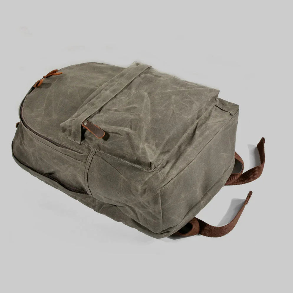 Herren Rucksack Vintage Stil Mit Laptopfach für Alltag und Reisen 6