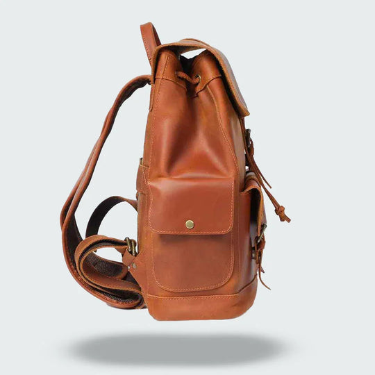Herren Rucksack Vintage mit Schnallenriemen 6