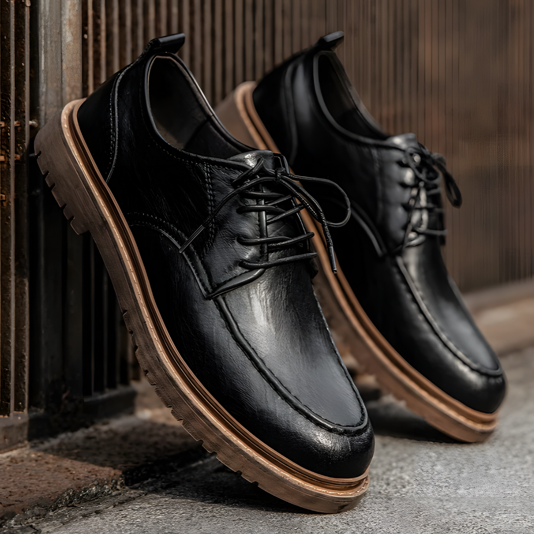 Herren Schnürschuhe Klassisch Stilvoll 4