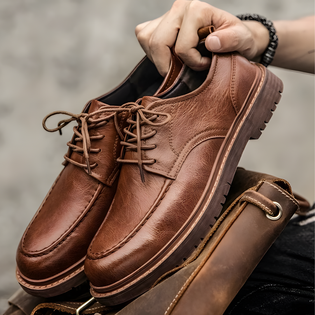 Herren Schnürschuhe Klassisch Stilvoll 7