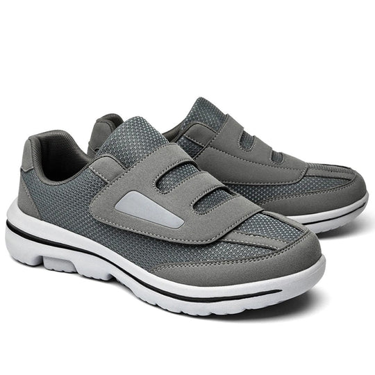 Herren Schuhe Breite Komfort Klettverschluss Rutschfest 2