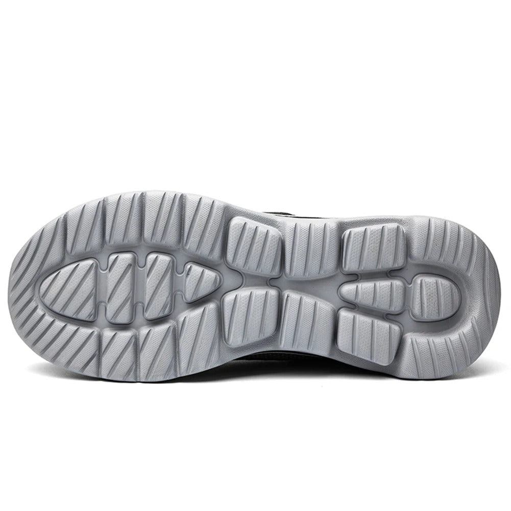 Herren Schuhe Breite Komfort Klettverschluss Rutschfest 4