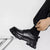Herren Schuhe Derby Stil Hochwertiges Leder 5