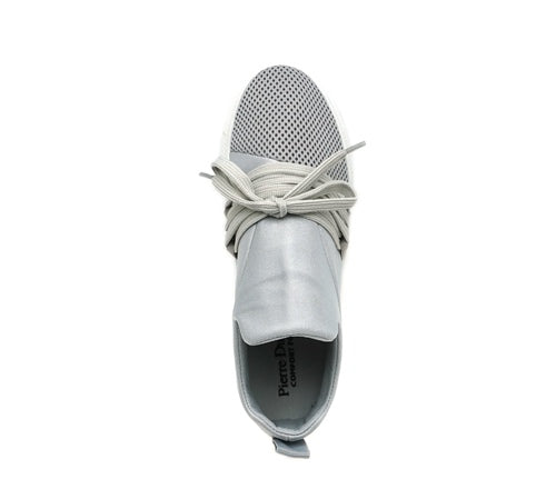 Herren Slip-On Schuhe Textil Grau Bequem 3