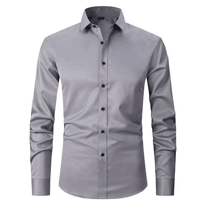 Herren Smart Casual Hemd mit Stretch und Knitterfrei 13