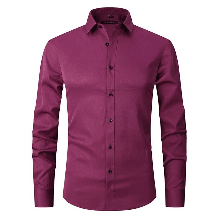 Herren Smart Casual Hemd mit Stretch und Knitterfrei 5