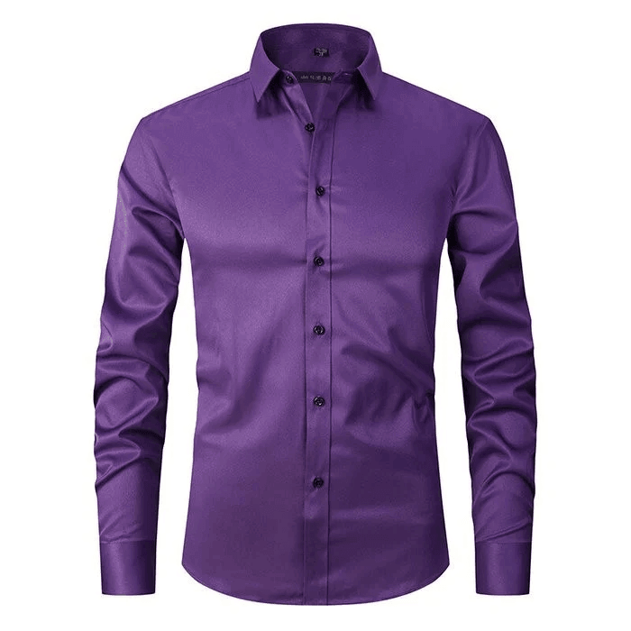 Herren Smart Casual Hemd mit Stretch und Knitterfrei 8