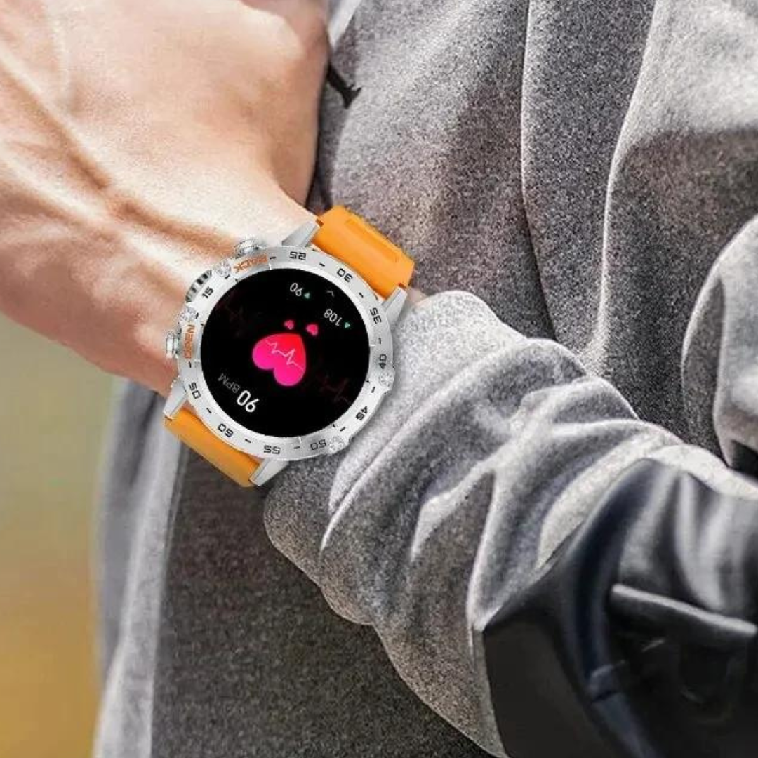 Herren Smartwatch Militärisch mit GPS und Herzfrequenzmonitor 5
