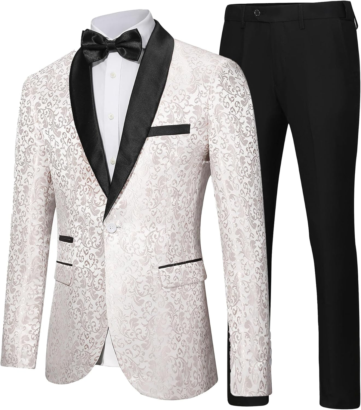 Herren Smoking Klassischer Schnitt für Hochzeit und Anlässe 11