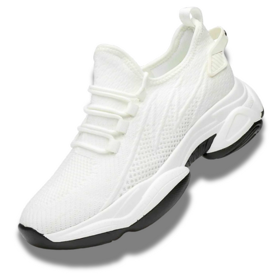 Herren Sneakers Minimalistisch PU-Leder mit Versteckter Erhöhung 1