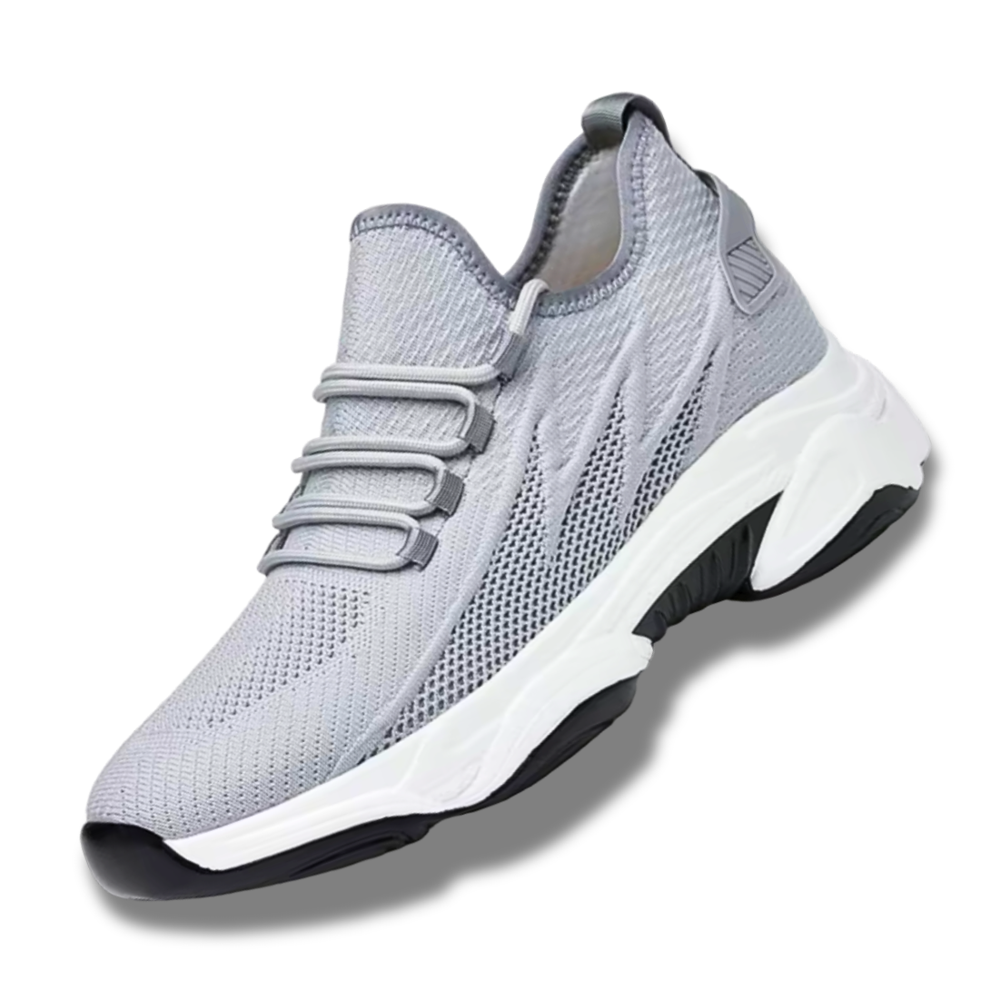 Herren Sneakers Minimalistisch PU-Leder mit Versteckter Erhöhung 2