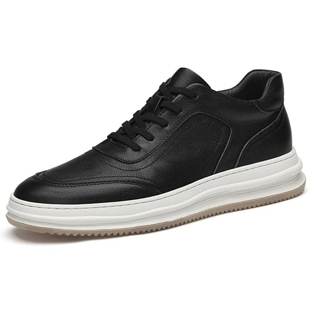 Herren Sneakers Minimalistisches Design Aus Echtem Leder 2
