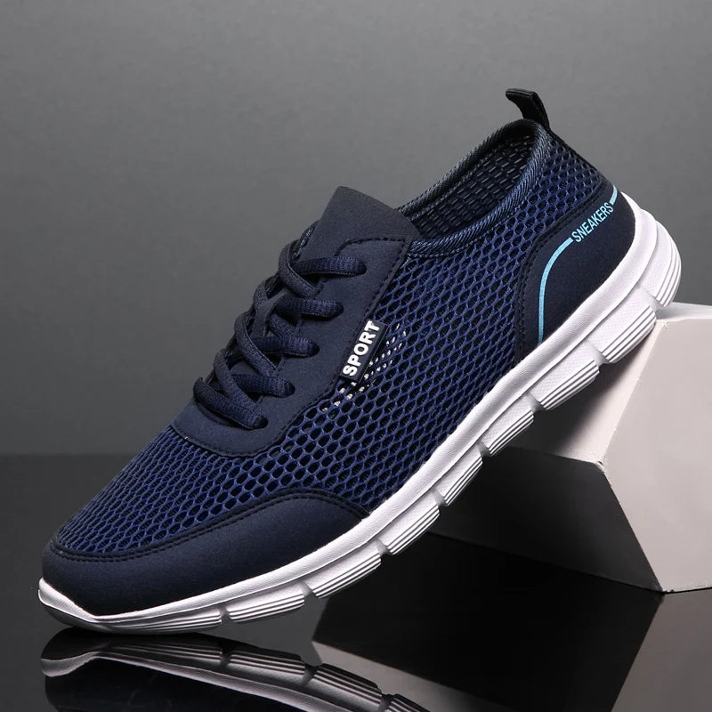 Herren Sneakers Sportlich Atmungsaktive Mesh Laufschuhe 2