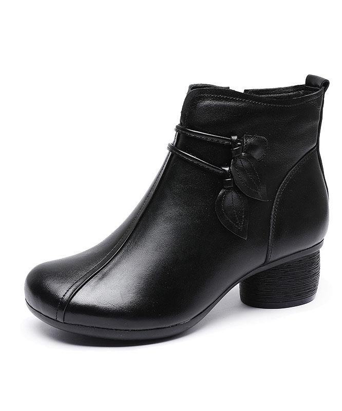 Herren Stiefel Hoch mit Reißverschluss und Blockabsatz für Winter 2