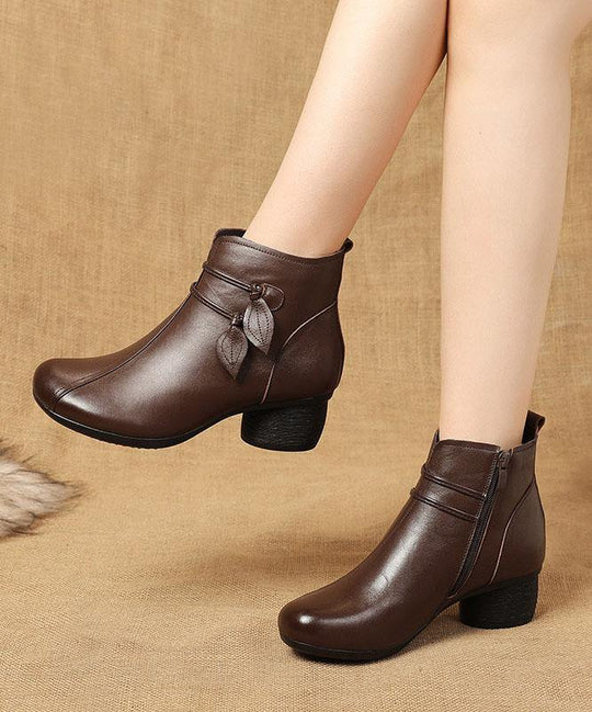 Herren Stiefel Hoch mit Reißverschluss und Blockabsatz für Winter 4