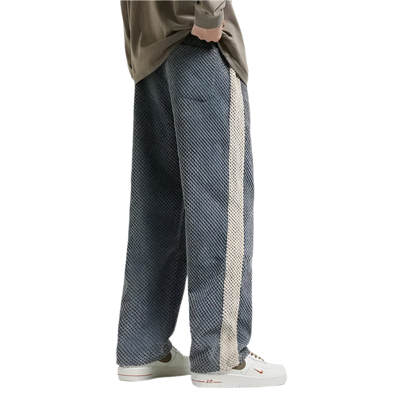 Herren Sweatpants aus Baumwollcord mit Kordelzug 1