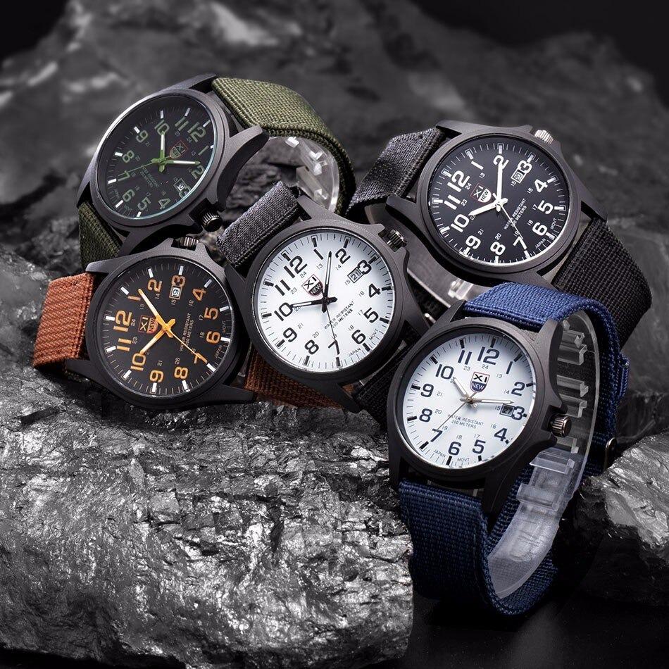 Herren Taktische Uhr mit 200 m Wasserdichtigkeit 2