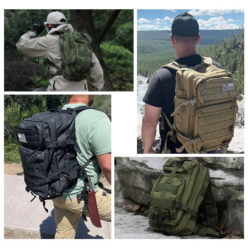 Herren Taktischer Rucksack mit großer Kapazität 5
