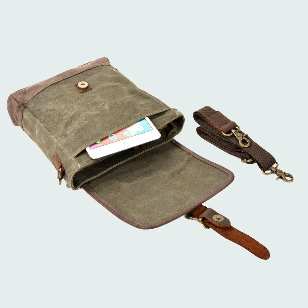 Herren Umhängetasche Vintage Stil für Alltag und Reisen 5